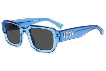 Sunglasses Dsquared2 ICON0009/S PJP/IR Rechteck Blau