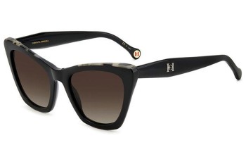 Sunglasses Carolina Herrera HER0129/S WR7/HA Cat Eye Schwarz