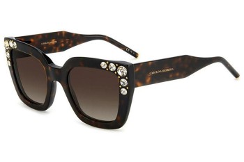 Sonnenbrille Carolina Herrera HER0130/S 086/HA Quadratisch Havanna