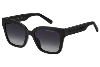 Sonnenbrille Marc Jacobs MARC658/S 08A/WJ Polarized Quadratisch Schwarz