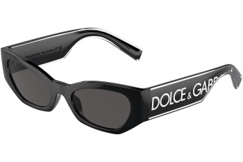 Sonnenbrille Dolce & Gabbana DG6186 501/87 Cat Eye Schwarz