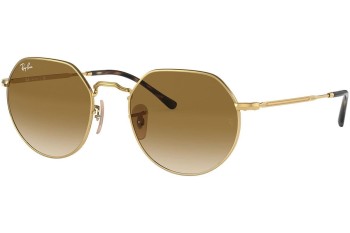 Sunglasses Ray-Ban Jack RB3565 001/51 Rund Gold