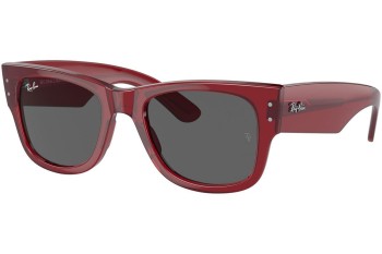 Sonnenbrille Ray-Ban Mega Wayfarer RB0840S 6679B1 Quadratisch Rot