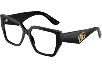 Glasses Dolce & Gabbana DG3373 501 Quadratisch Schwarz