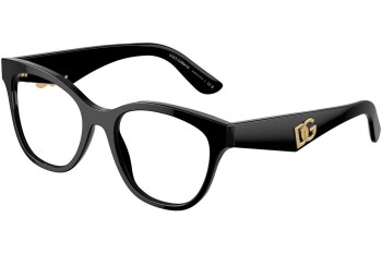 Glasses Dolce & Gabbana DG3371 501 Rund Schwarz