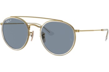 Sunglasses Ray-Ban Round Double Bridge RB3647N 001/02 Rund Gold