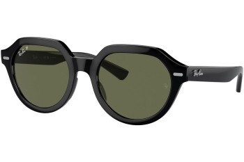 Sonnenbrille Ray-Ban Gina RB4399 901/58 Polarized Quadratisch Schwarz