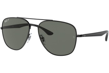 Sonnenbrille Ray-Ban RB3683 002/58 Polarized Pilot Schwarz