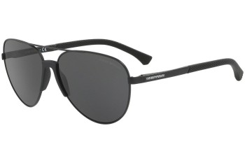 Sunglasses Emporio Armani EA2059 320387 Pilot Schwarz