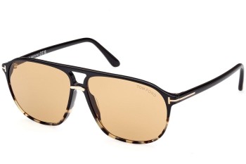 Sunglasses Tom Ford FT1026 05E Pilot Schwarz