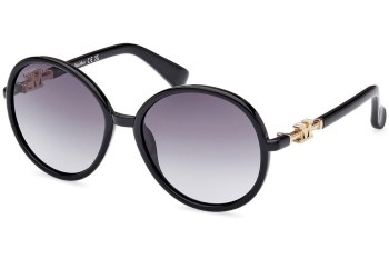 Sonnenbrille Max Mara MM0065 01B Rund Schwarz