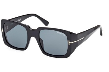 Sonnenbrille Tom Ford FT1035 01V Quadratisch Schwarz