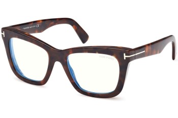 Glasses Tom Ford FT5881-B 052 Quadratisch Havanna