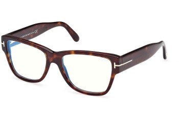 Brillen Tom Ford FT5878-B 052 Quadratisch Havanna