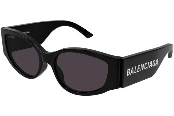 Sunglasses Balenciaga BB0258S 001 Rechteck Schwarz