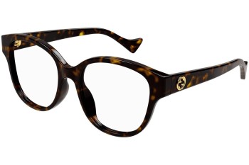 Glasses Gucci GG1260OA 002 Rund Havanna