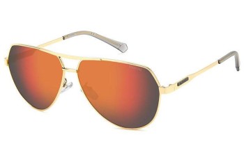 Sonnenbrille Polaroid PLD2145/G/S/X J5G/OZ Polarized Pilot Gold