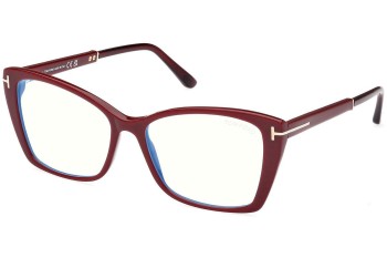 Brillen Tom Ford FT5893-B 069 Cat Eye Rot