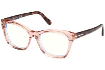 Glasses Tom Ford FT5909-B 072 Cat Eye Rosa