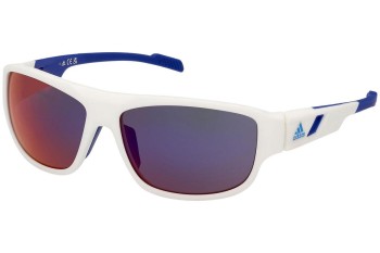 Sunglasses Adidas Sport SP0045 21Z Rechteck Weiß