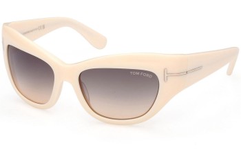 Sonnenbrille Tom Ford Brianna FT1065 25B Cat Eye Beige