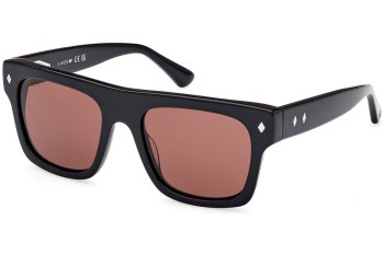 Sunglasses Web WE0354 01S Quadratisch Schwarz