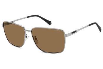 Sunglasses Polaroid PLD2143/G/S/X 6LB/SP Polarized Rechteck Silber