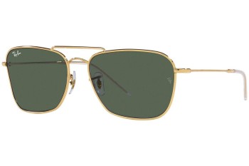 Sunglasses Ray-Ban Caravan Reverse RBR0102S 001/VR Rechteck Gold