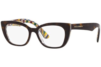 Glasses Dolce & Gabbana DX3357 3217 Cat Eye Havanna