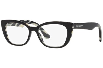 Glasses Dolce & Gabbana DX3357 3372 Cat Eye Schwarz