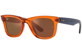 Sunglasses Ray-Ban Wayfarer Reverse RBR0502S 6712GM Quadratisch Orange