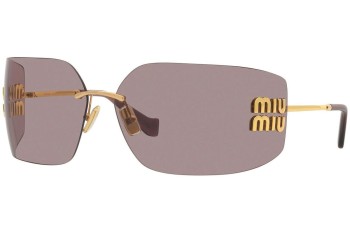 Sunglasses Miu Miu MU54YS 5AK06I Quadratisch Gold