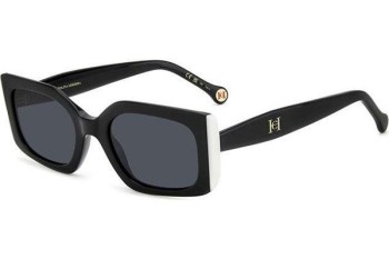 Sunglasses Carolina Herrera HER0182/S 80S/IR Rechteck Schwarz