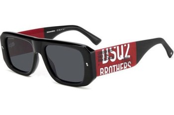 Sonnenbrille Dsquared2 D20107/S OIT/IR Rechteck Schwarz