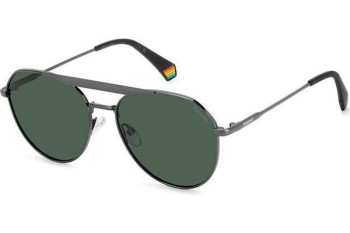 Sonnenbrille Polaroid PLD6211/S/X KJ1/UC Polarized Pilot Grau