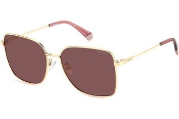 Sunglasses Polaroid PLD4158/G/S/X NOA/KL Polarized Quadratisch Gold