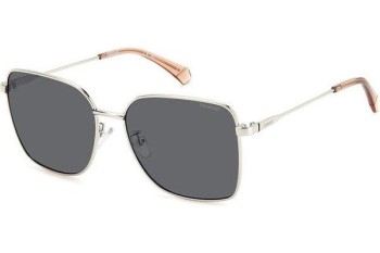 Sunglasses Polaroid PLD4158/G/S/X 010/M9 Polarized Quadratisch Silber