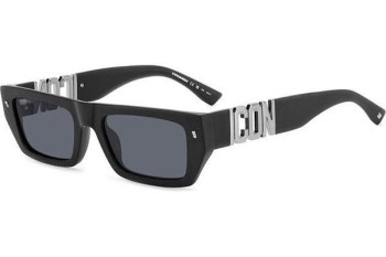 Sunglasses Dsquared2 ICON0011/S 003/IR Rechteck Schwarz