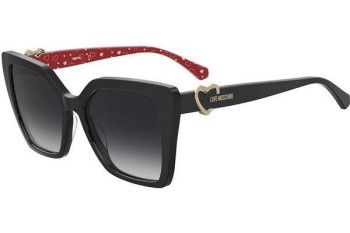 Sunglasses Love Moschino MOL067/S 807/9O Quadratisch Schwarz