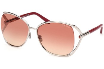 Sunglasses Tom Ford Marta FT1091 16T Rund Silber