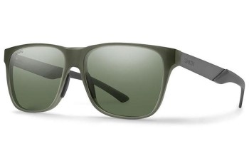 Sunglasses Smith LOWDOWNSTEEL B59/L7 Polarized Quadratisch Grün