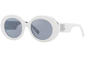 Sunglasses Dolce & Gabbana DG4448 337155 Oval Weiß