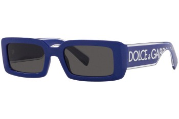 Sunglasses Dolce & Gabbana DG6187 309487 Rechteck Blau