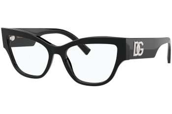 Glasses Dolce & Gabbana DG3378 501 Cat Eye Schwarz