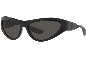 Sunglasses Dolce & Gabbana DG6190 501/87 Cat Eye Schwarz