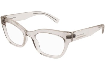 Brillen Saint Laurent SL643 008 Cat Eye Kristall