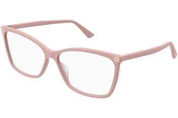 Brillen Gucci GG0025O 011 Cat Eye Rosa