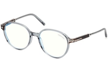 Brillen Tom Ford FT5910-B 084 Rund Blau