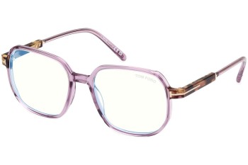 Brillen Tom Ford FT5911-B 081 Quadratisch Lila