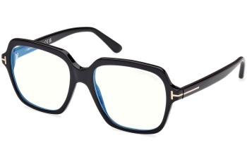 Glasses Tom Ford FT5908-B 001 Quadratisch Schwarz